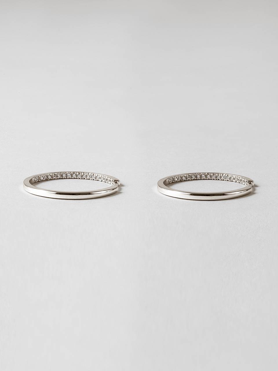Polly Sterling Silver Hoops 28mm