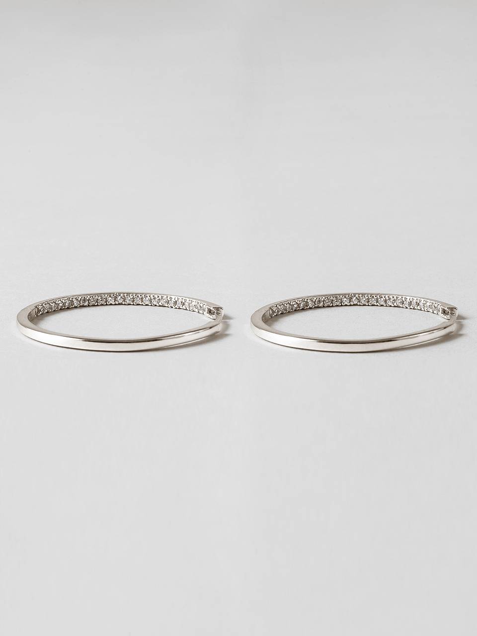 Polly Sterling Silver Hoops 33mm
