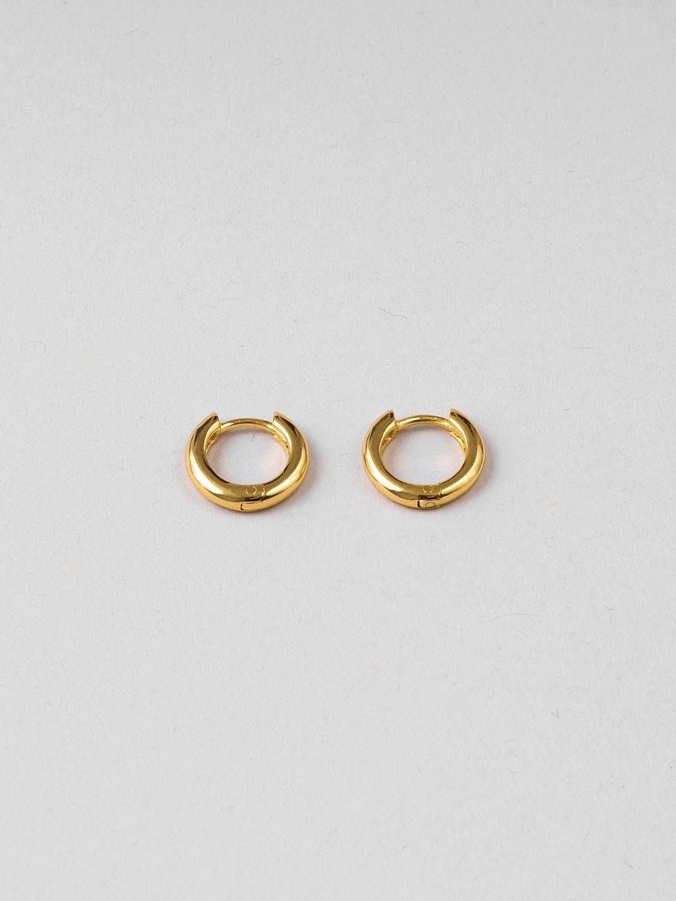 Faye 11mm Hoops 18k Gold Plated
