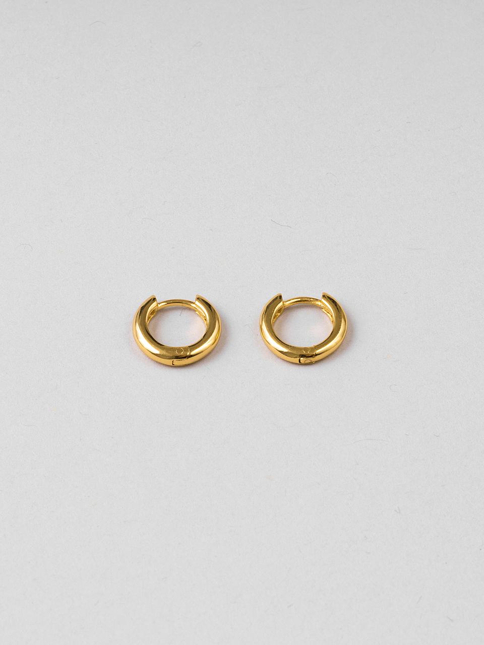 Faye 11mm Hoops 18k Gold Plated