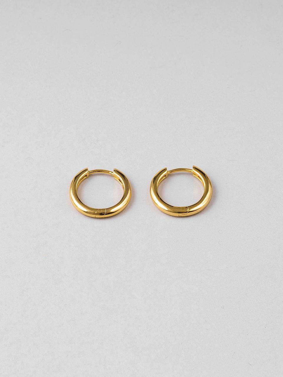 Faye 15mm Hoops 18k Gold Plated