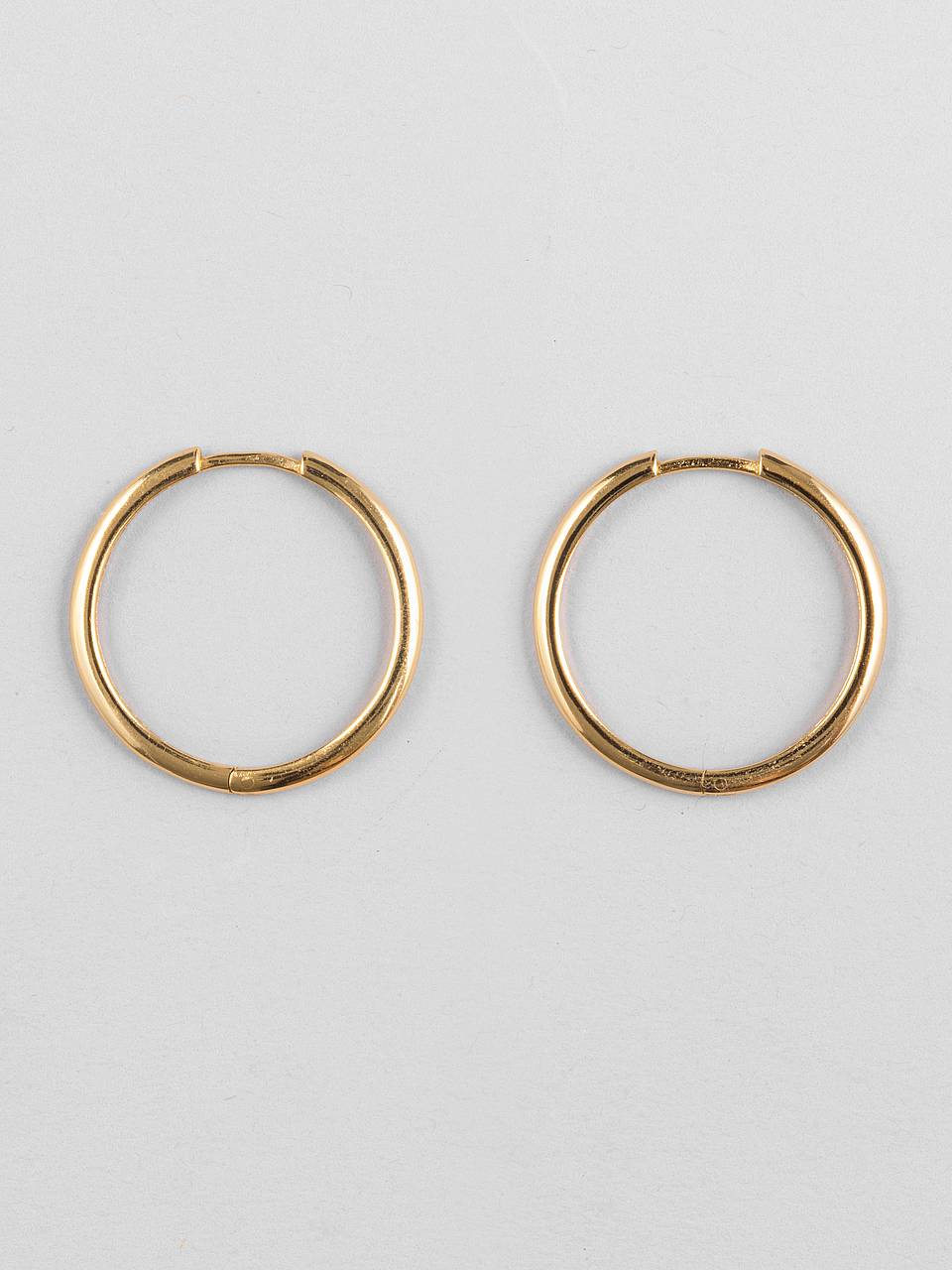 Faye 25mm Hoops 18k Gold Plated