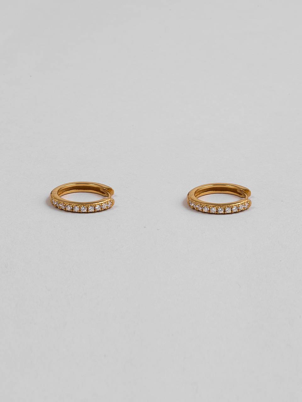 Lou 15mm Hoops 18k Gold Plated