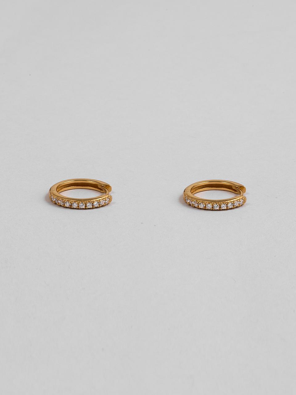 Lou 15mm Hoops 18k Gold Plated