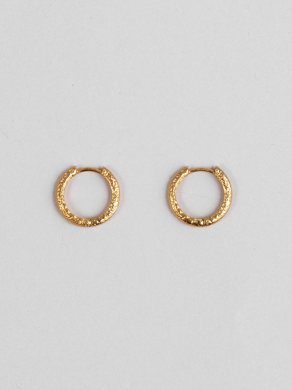 Nima 15mm Hoops 18k Gold Plated