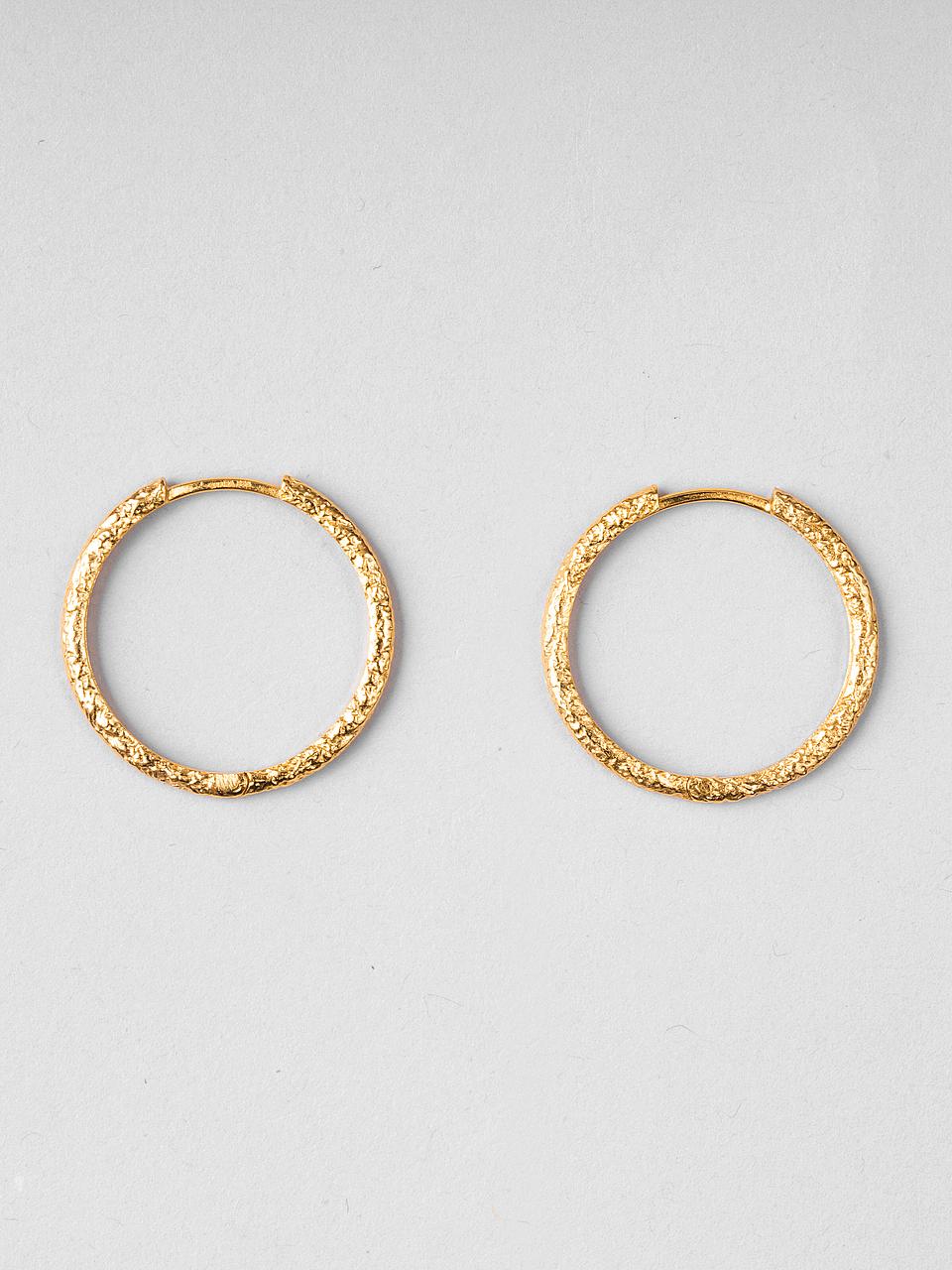 Nima 25mm Hoops 18k Gold Plated