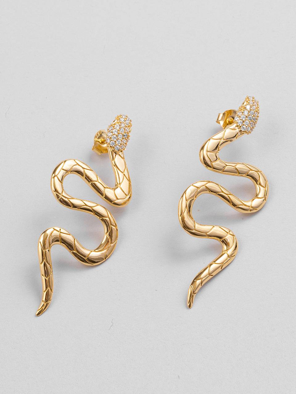 Queen Snake Earrings