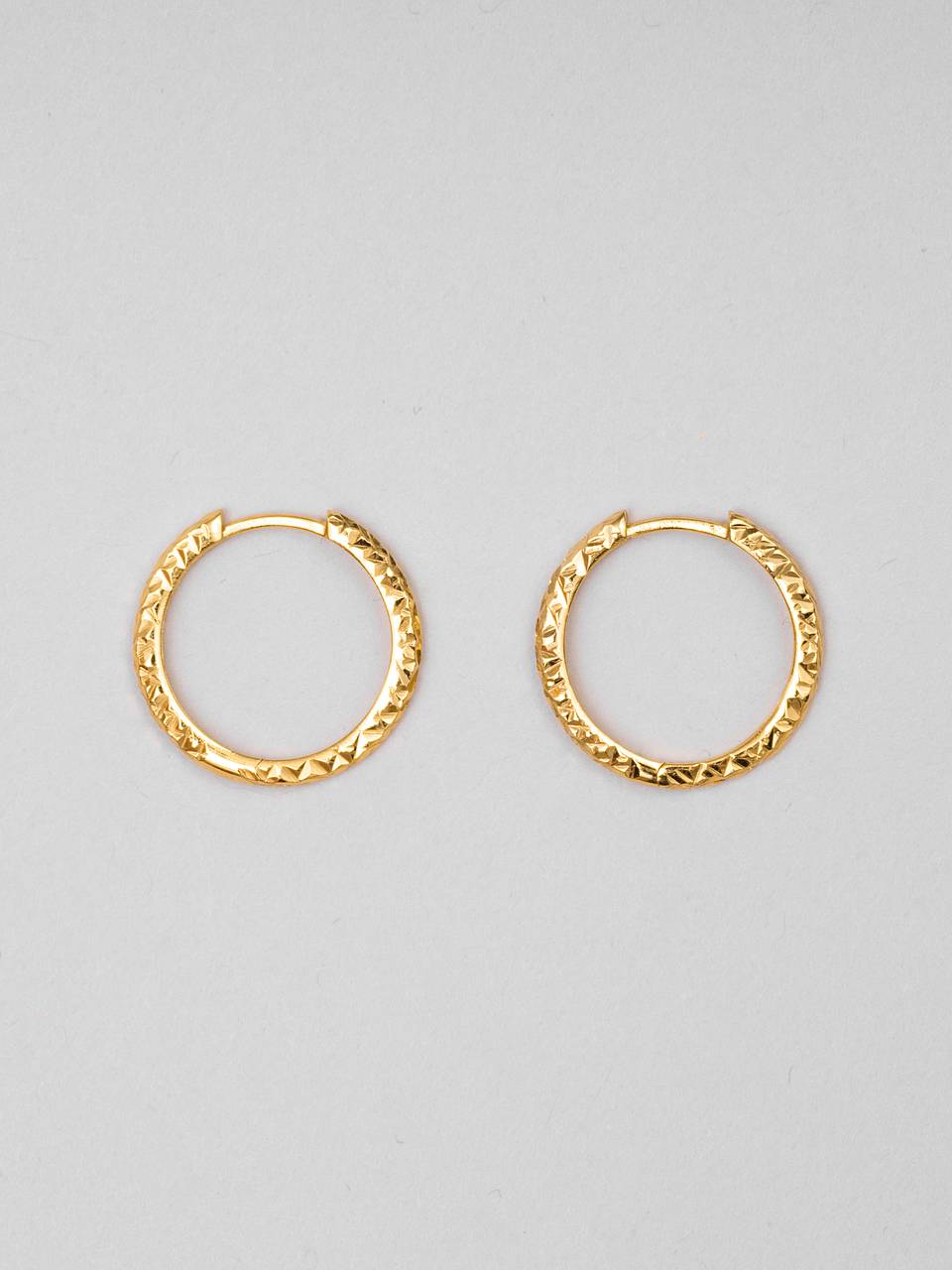 Pim 20mm Hoops 18k Gold Plated