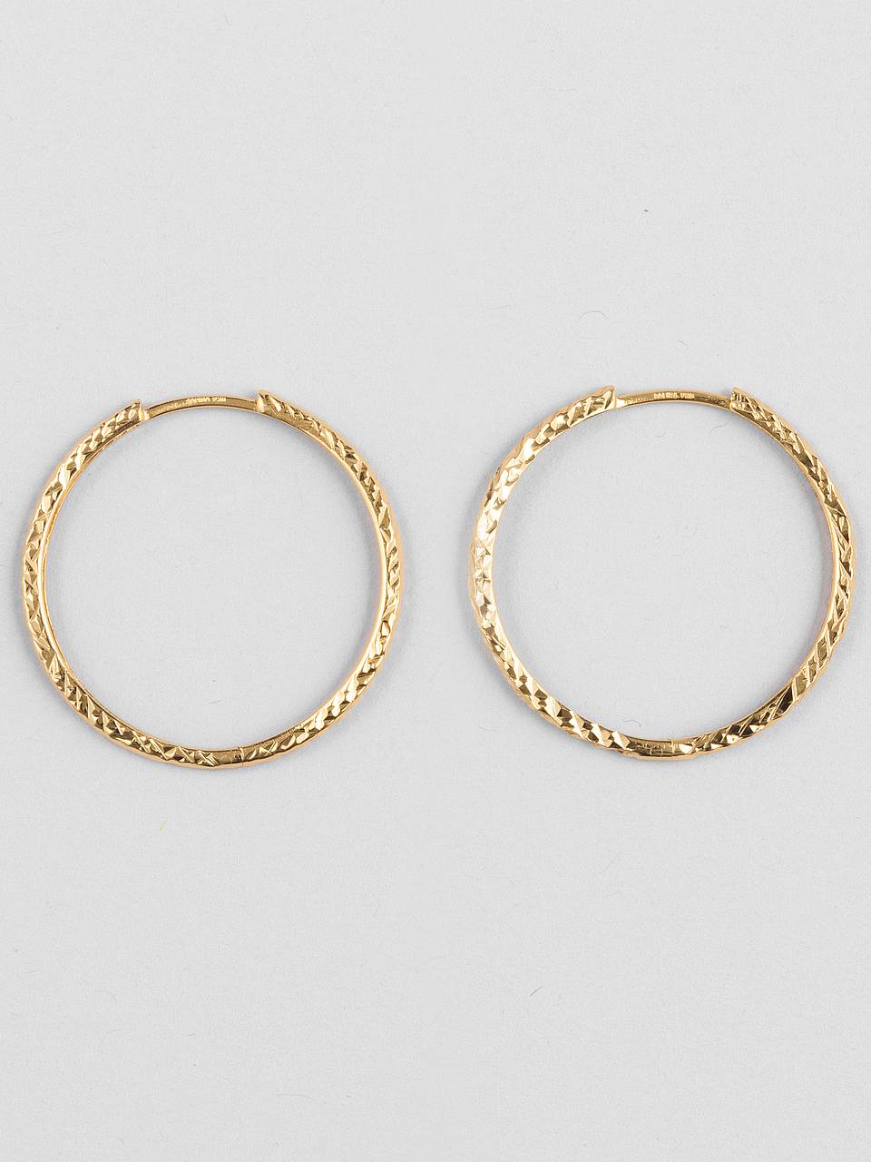 Pim 30mm Hoops 18k Gold Plated