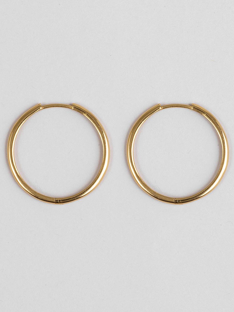 Faye 30mm Hoops 18k Gold Plated