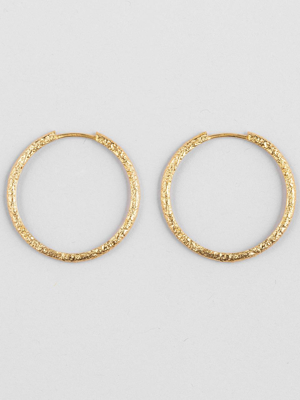 Nima 30mm Hoops 18k Gold Plated