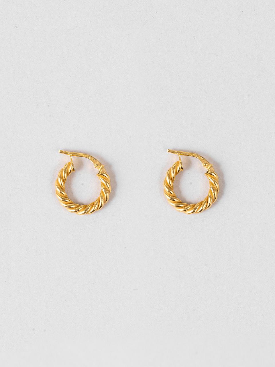 Lumi Hoops 11 mm 18k Gold Plated