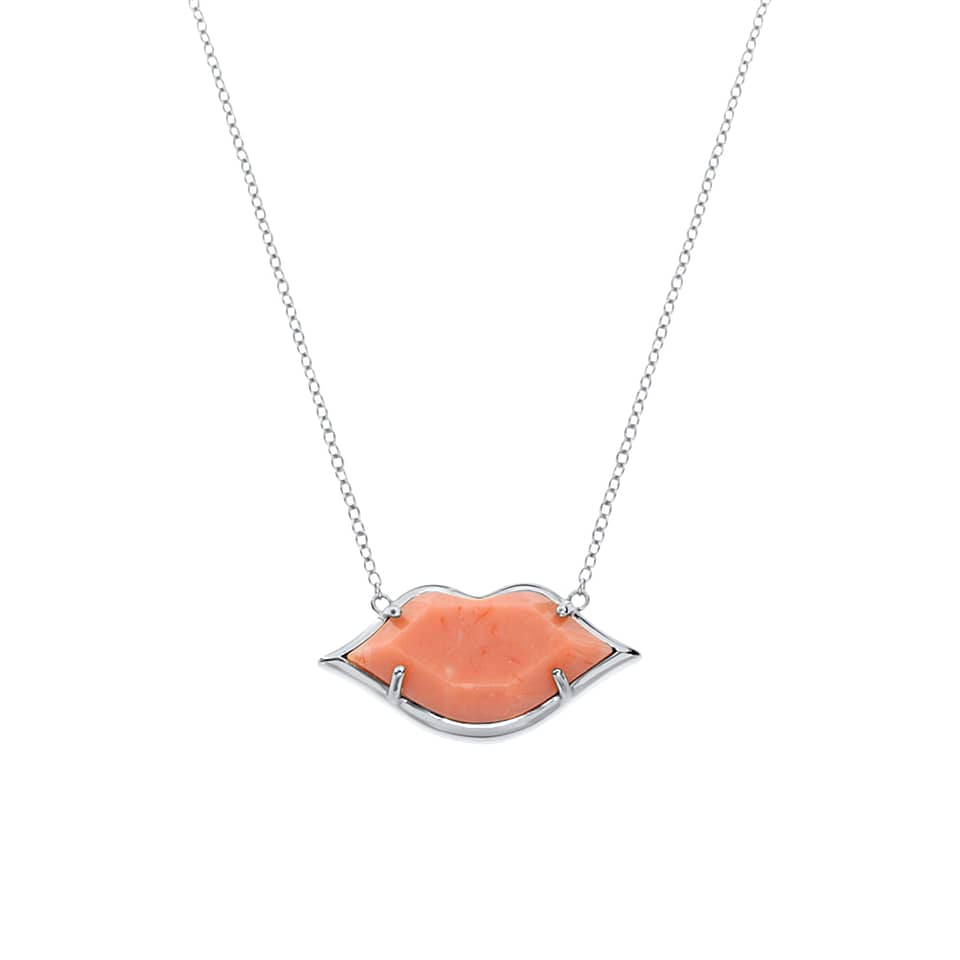 Coral Kiss Necklace