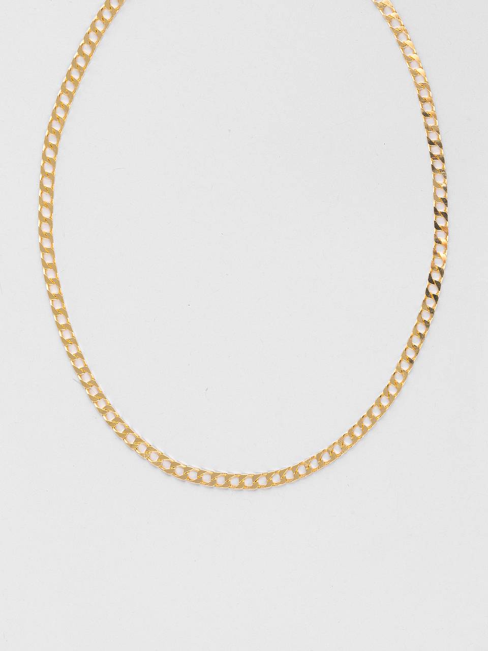 Square Curb Chain Necklace