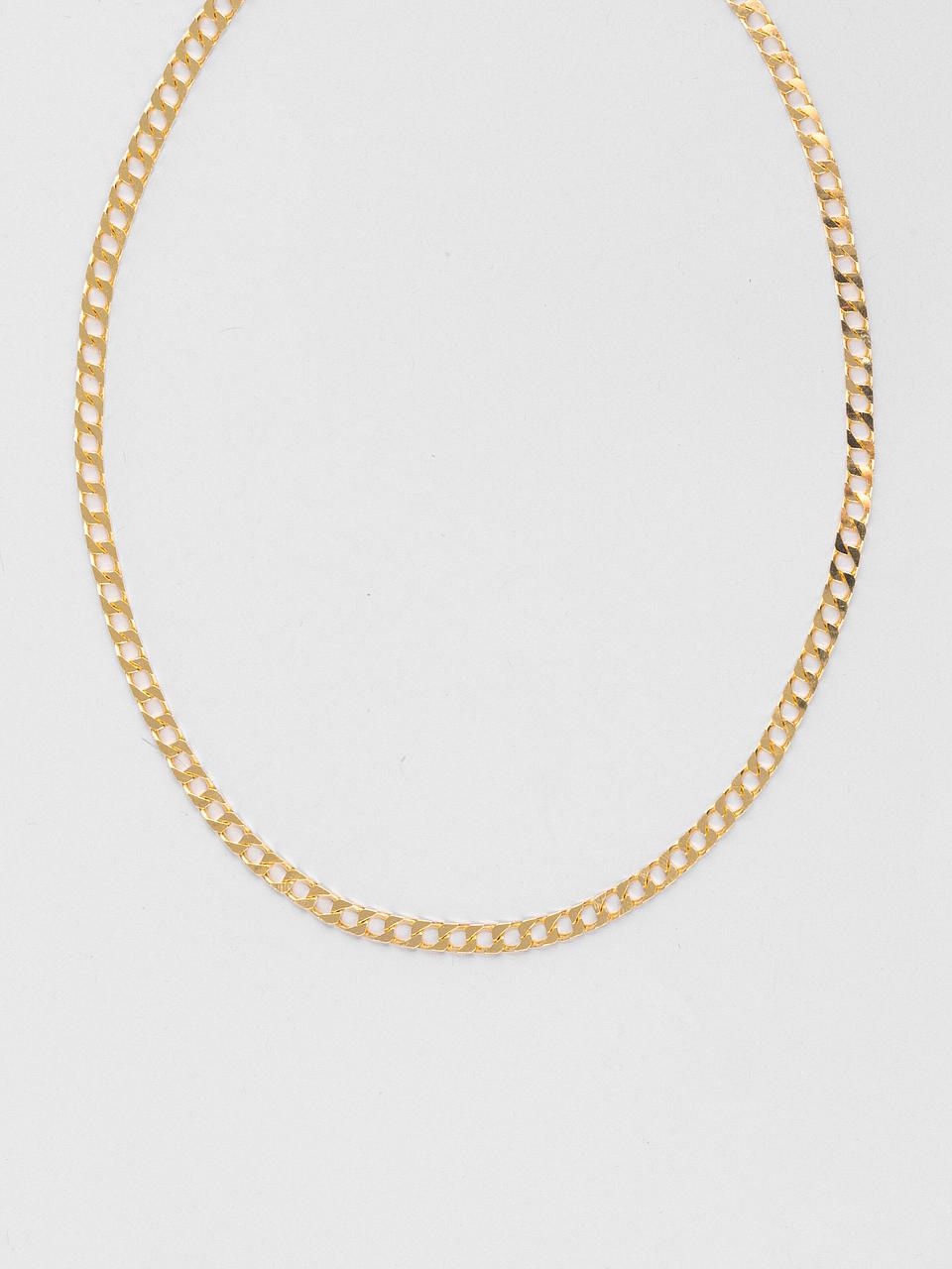 Square Curb Chain Necklace