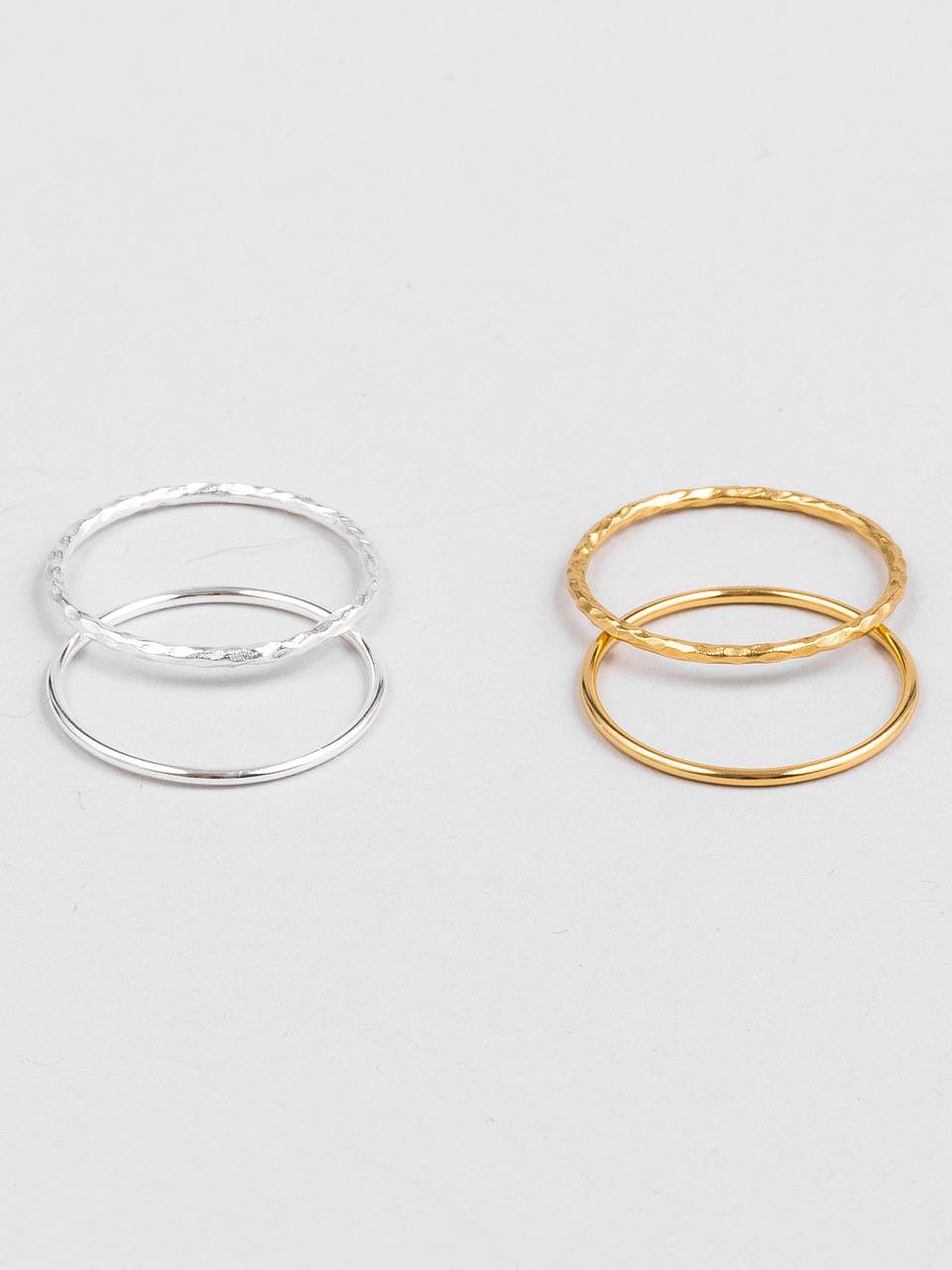 For Mankind Stacking Rings